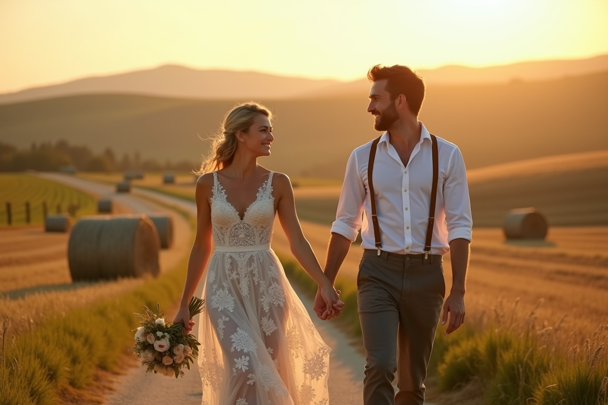 champêtre mariage